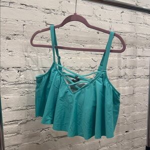 Torrid Aqua Bikini Top